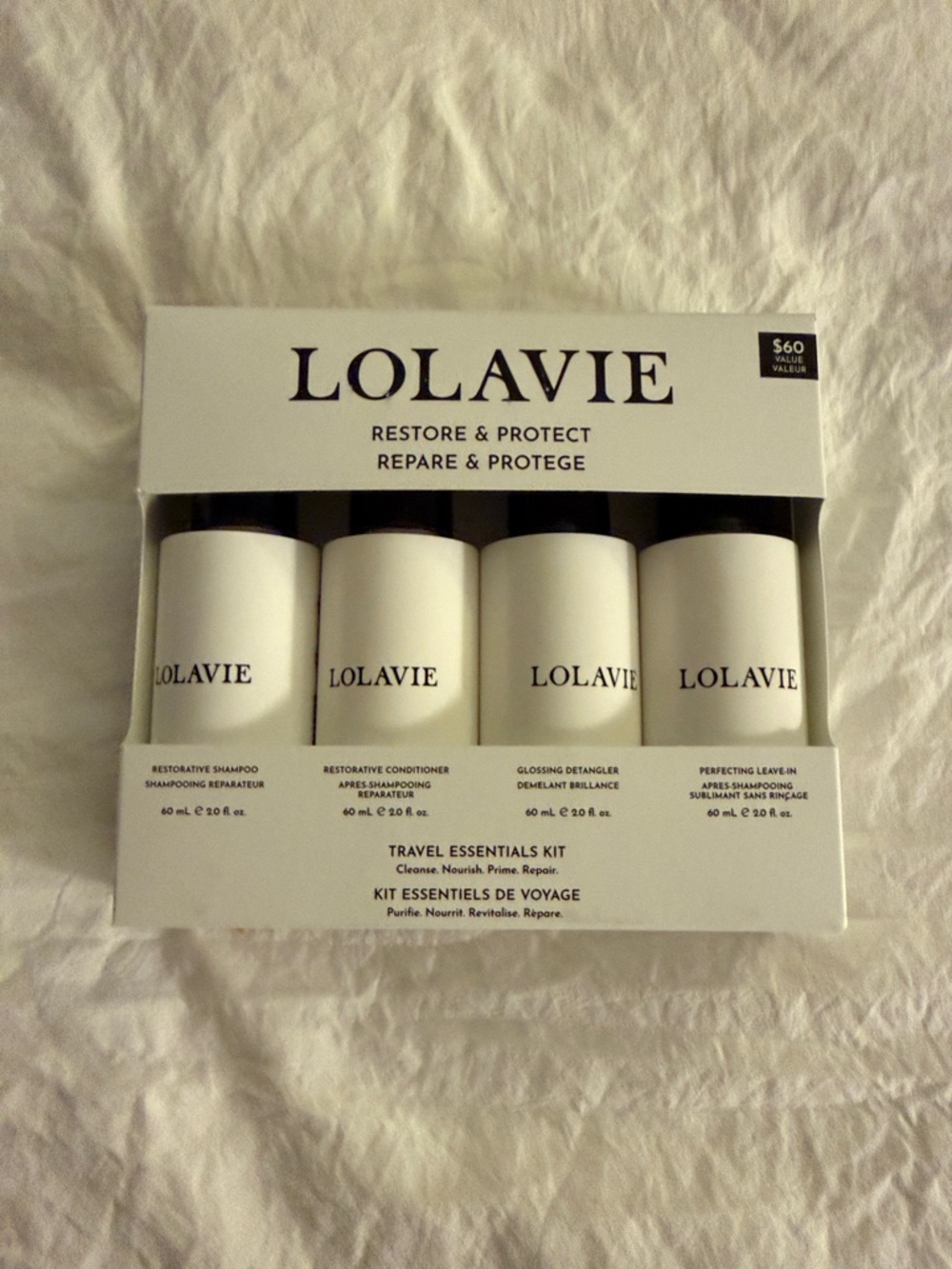 LolaVie Restore & Protect 4 p  Travel Kit New in Box